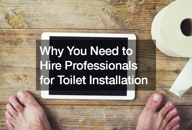 Why You Need to Hire Professionals for Toilet Installation